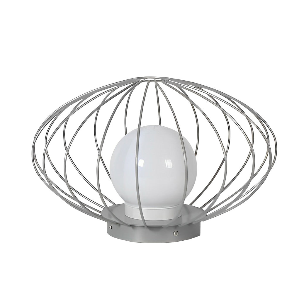 Lanterne pelouse extérieure LED moderne cage-champignon étanche