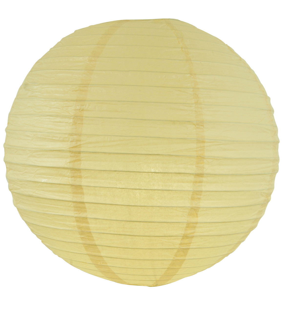 Lanterne en papier crème ivoire à suspendre