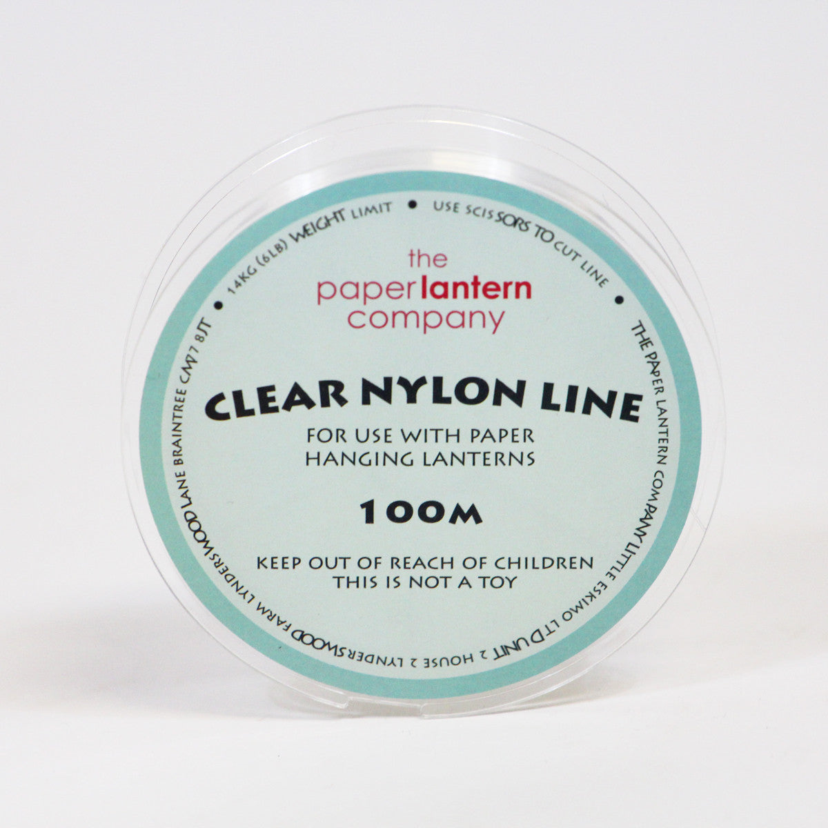 Lanterne fil de suspension transparent 100m