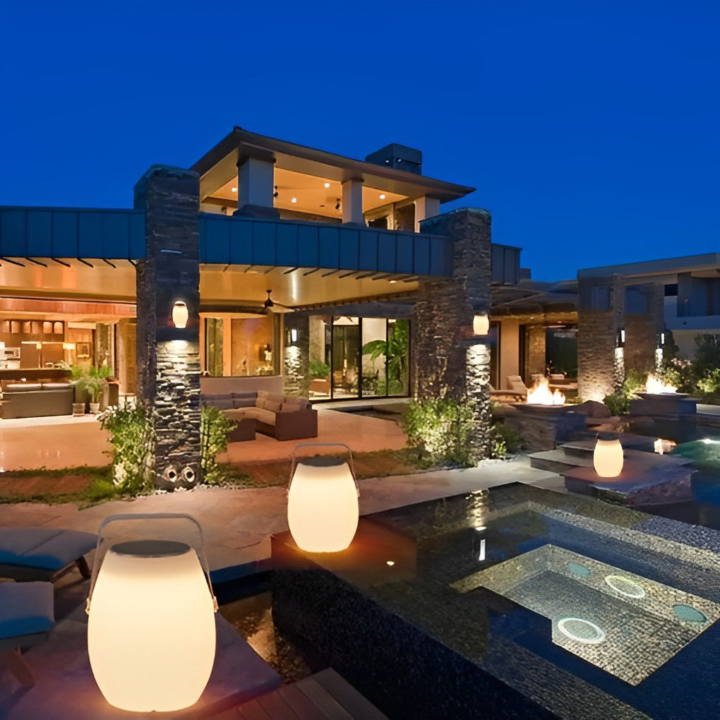 Lanterne solaire rechargeable portable étanche avec télécommande