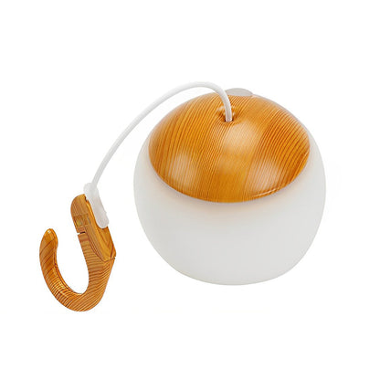 Lanterne de camping ronde LED dimmable portable rechargeable USB