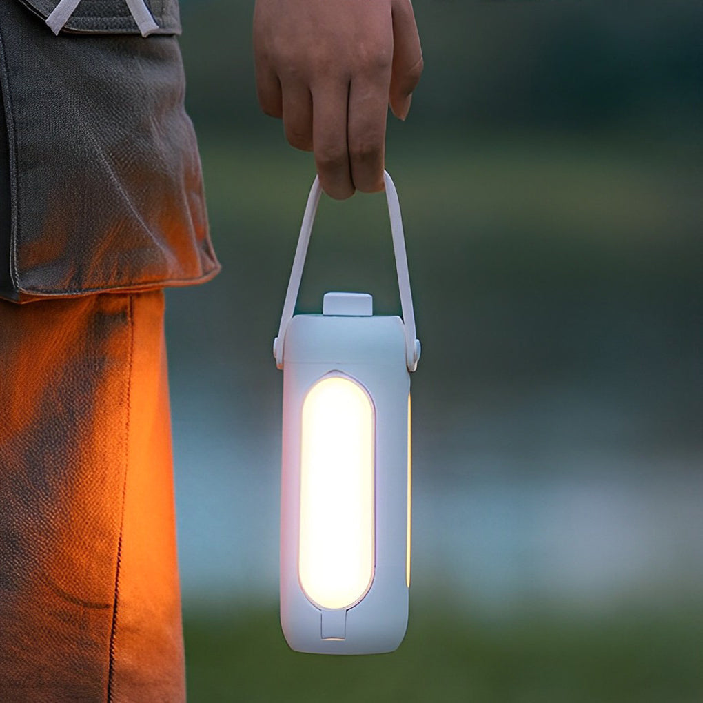 Lanterne de camping portable à LED dimmable, rechargeable USB