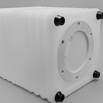 Lanterne extérieure carrée LED blanche étanche avec télécommande