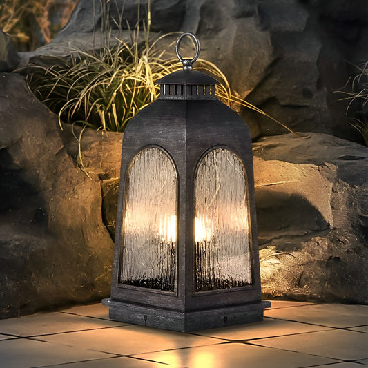 Lanterne extérieure en métal rétro style européen étanche