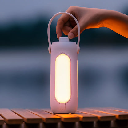 Lanterne de camping portable à LED dimmable, rechargeable USB