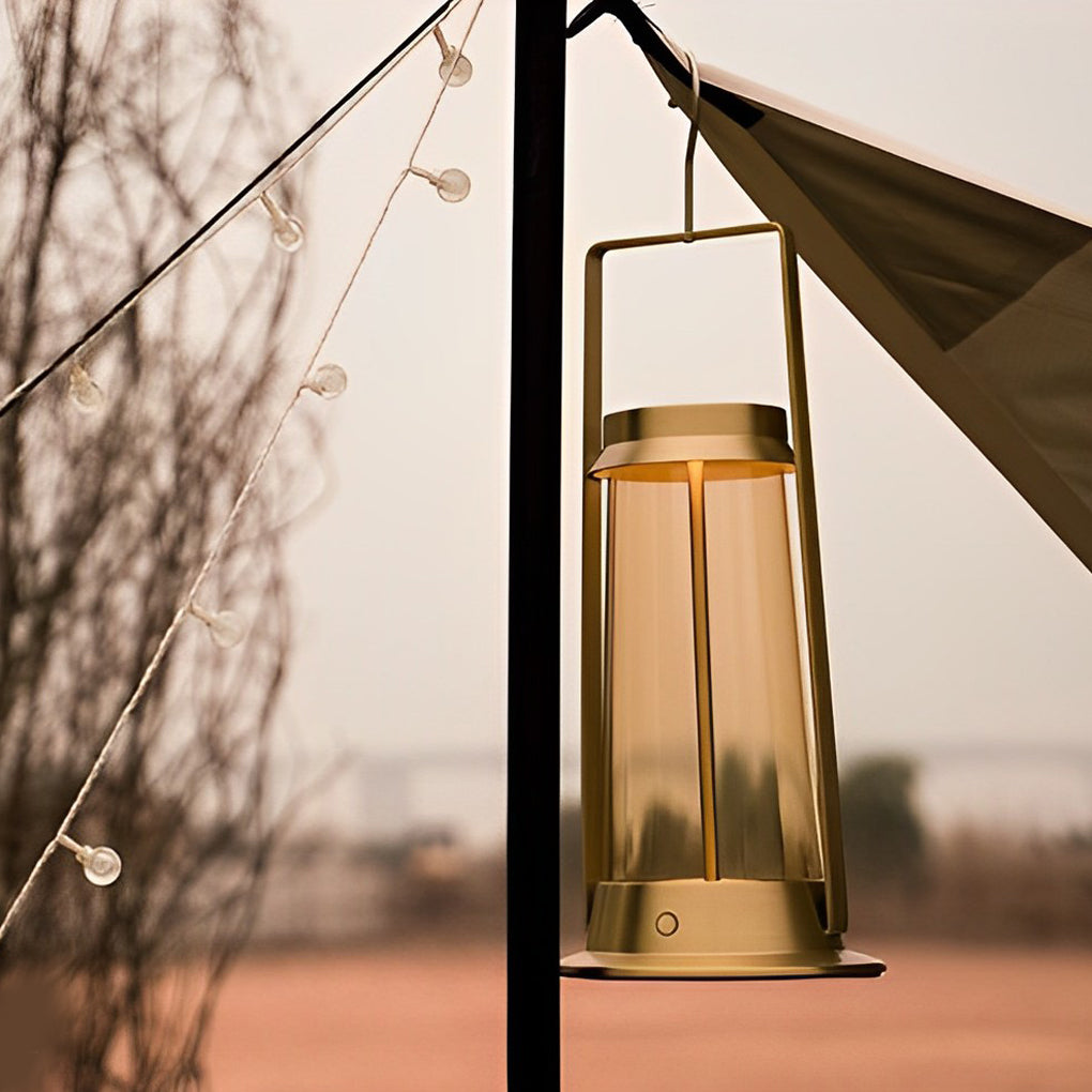 Lanterne extérieure LED portable USB rechargeable tactile étanche