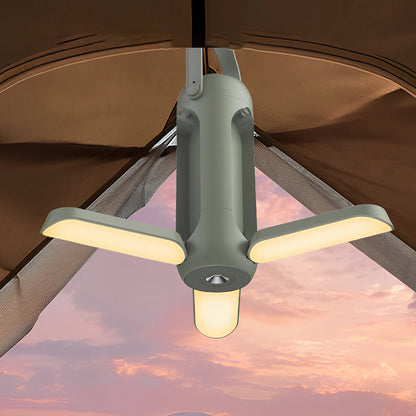 Lanterne de camping portable à LED dimmable, rechargeable USB