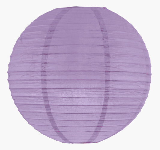 Lanterne suspendue en papier lavande