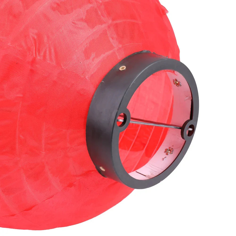 Lanterne fleur japonaise rouge
