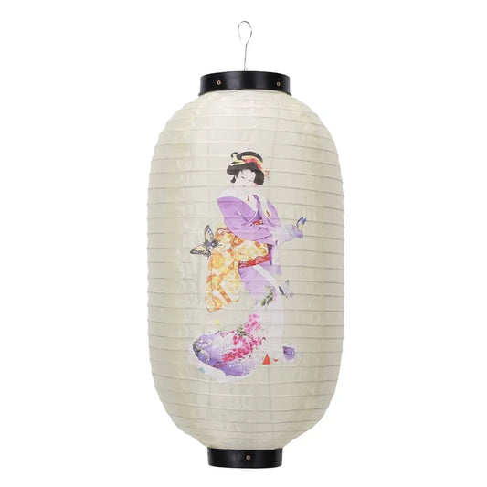 Lanterne geisha japonaise en papier