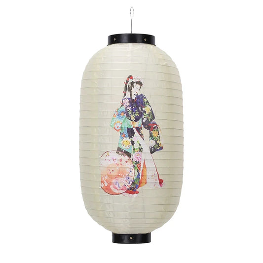 Lanterne japonaise déco blanche