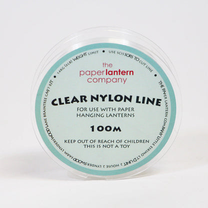 Lanterne fil de suspension transparent 100m