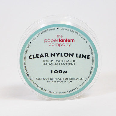 Lanterne fil de suspension transparent 100m