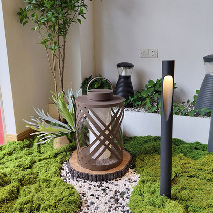 Lanterne extérieure style moderne perforée étanche