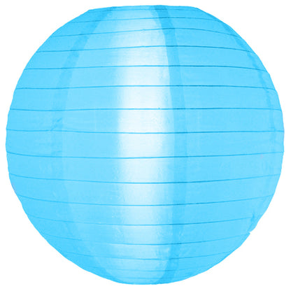 Lanterne suspendue en nylon bleue Agean