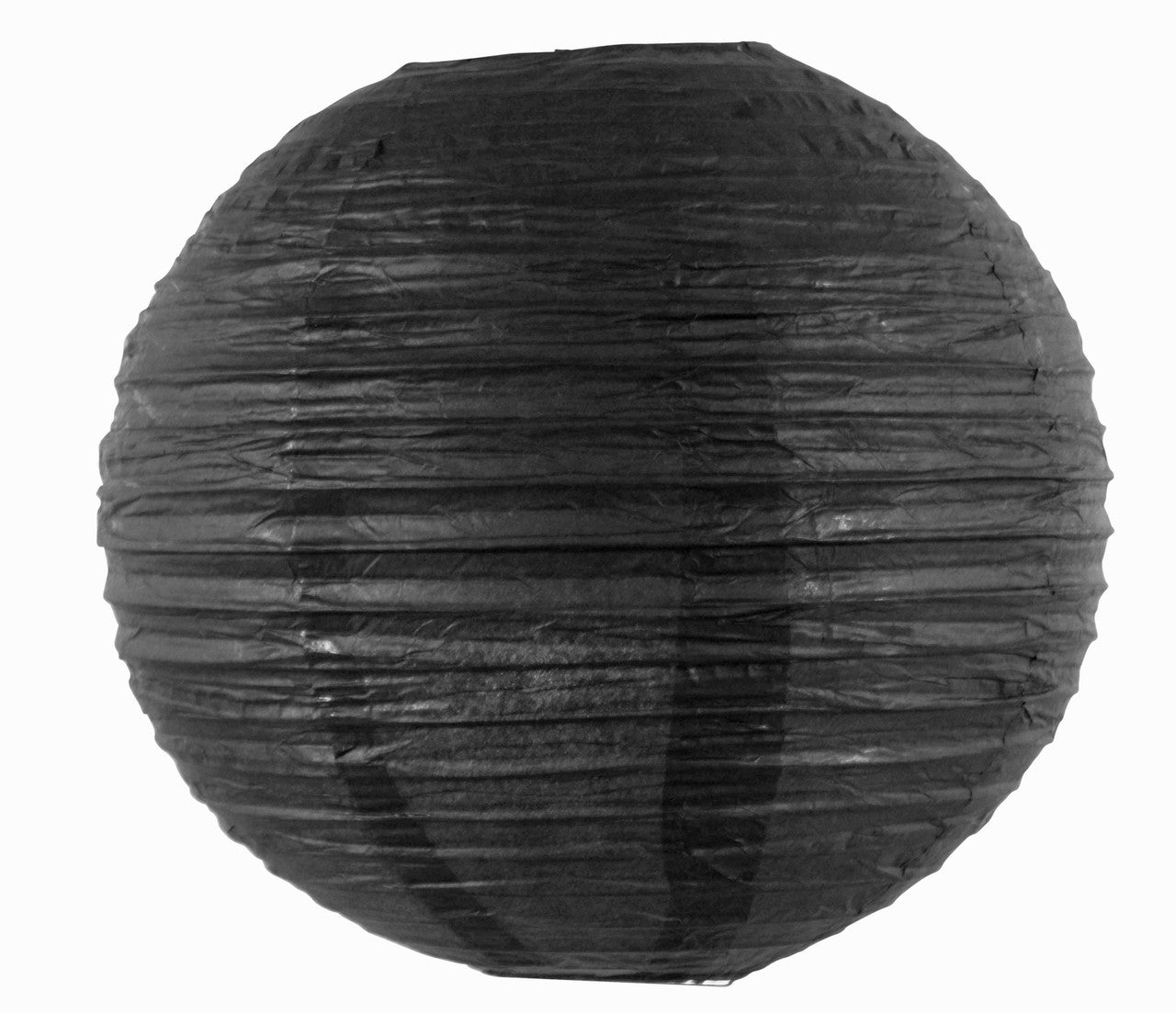 Lanterne en papier noire à suspendre