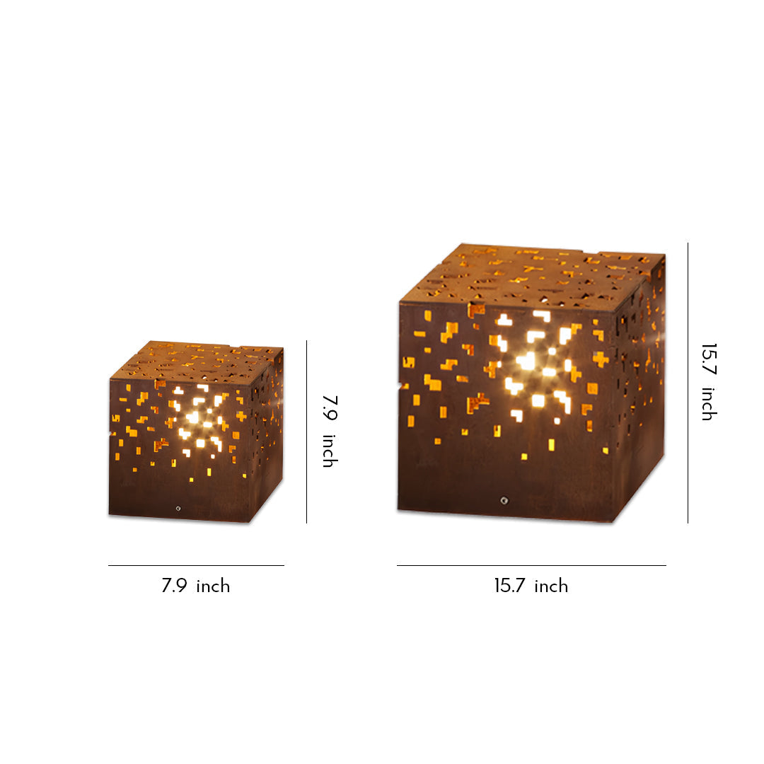 Lanterne extérieure lampe décorative noire étanche