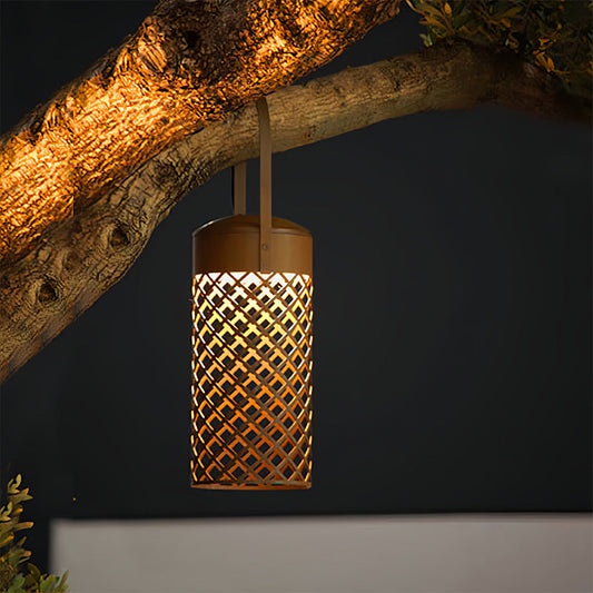 Lanterne suspendue extérieure minimaliste noire étanche portable