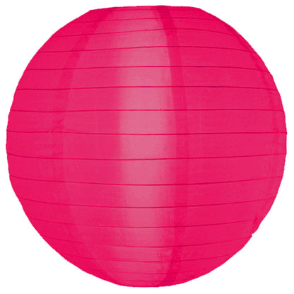 Lanterne en nylon fuchsia suspendue