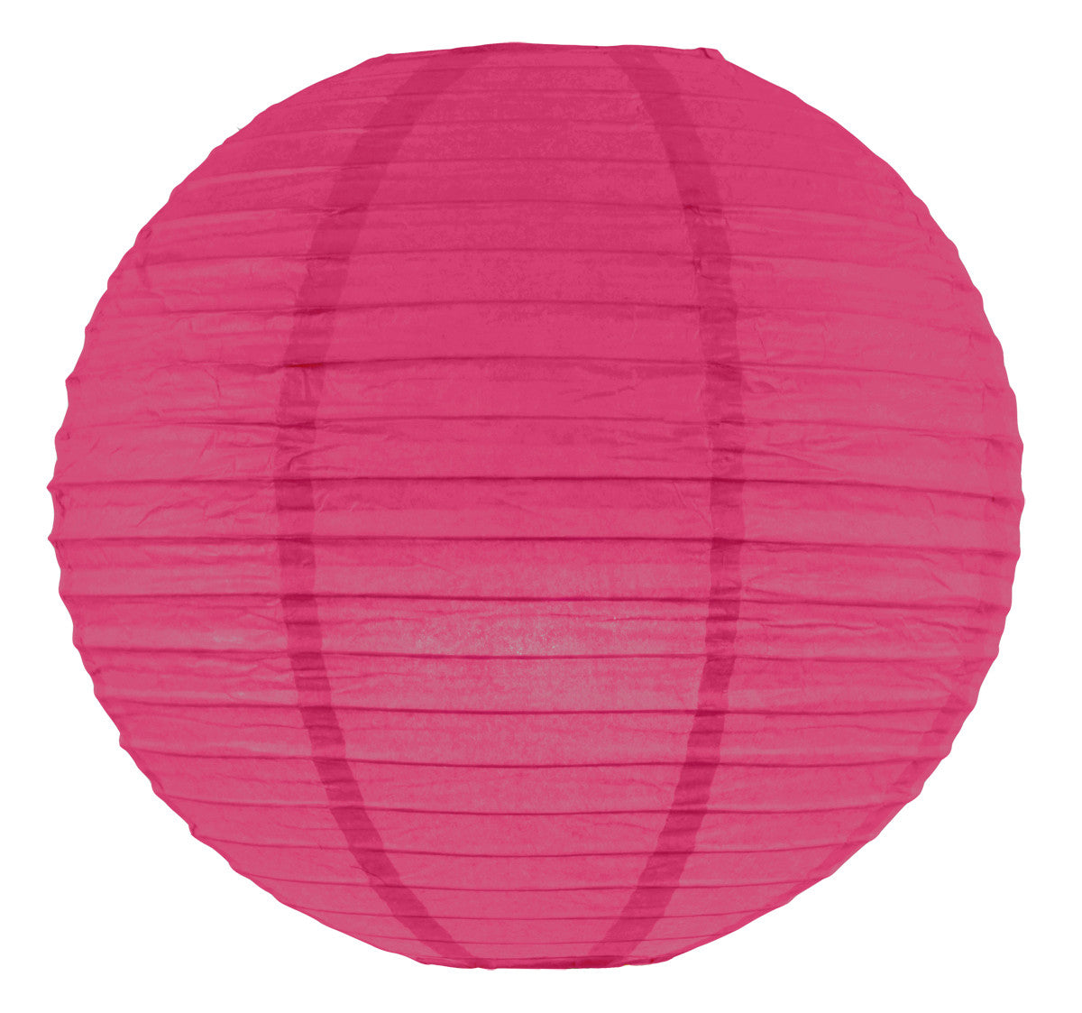 Lanterne suspendue en papier fuchsia rose