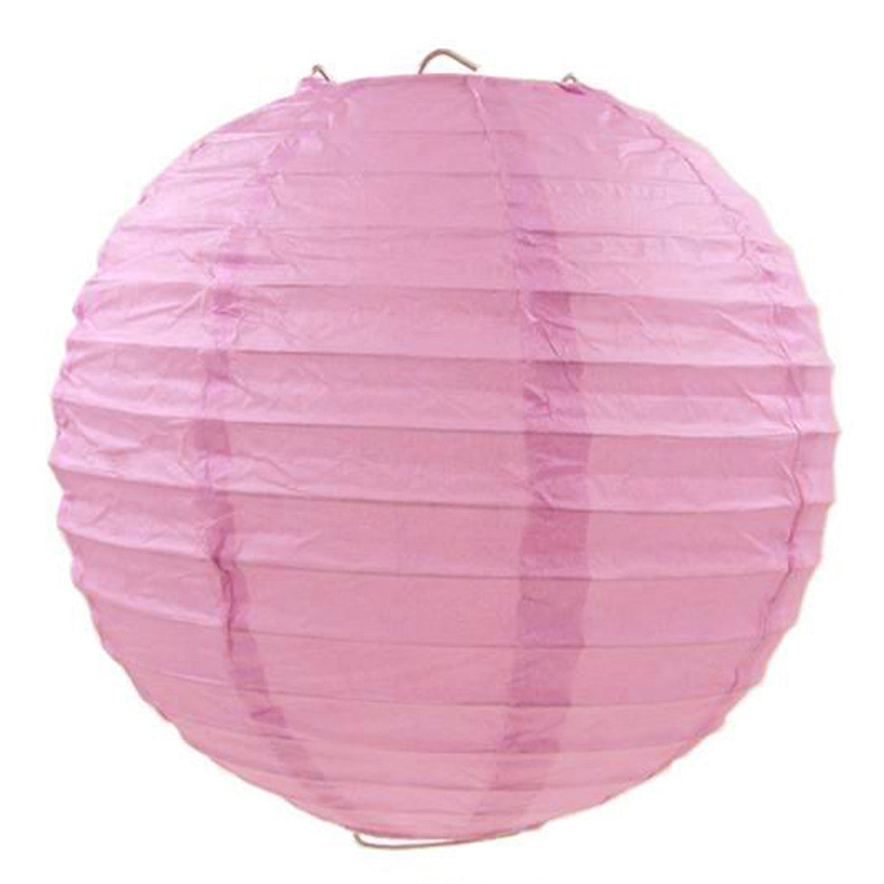 Lanterne en papier suspendue rose lilas