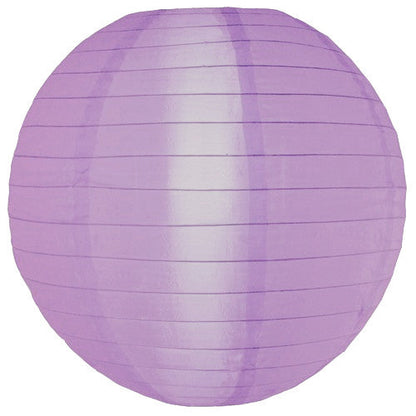Lanterne suspendue en nylon lilas