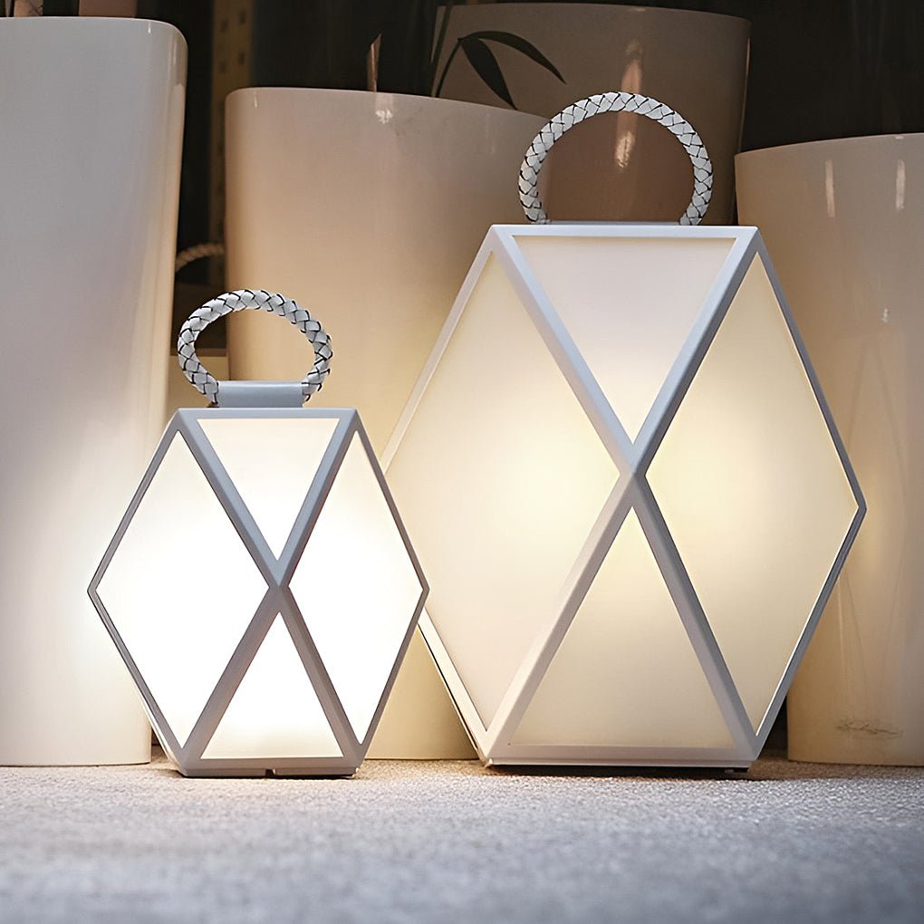 Lanterne sur pilier extérieure moderne portable de jardin