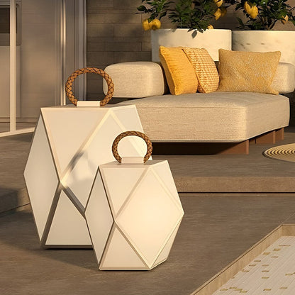 Lanterne sur pilier extérieure moderne portable de jardin