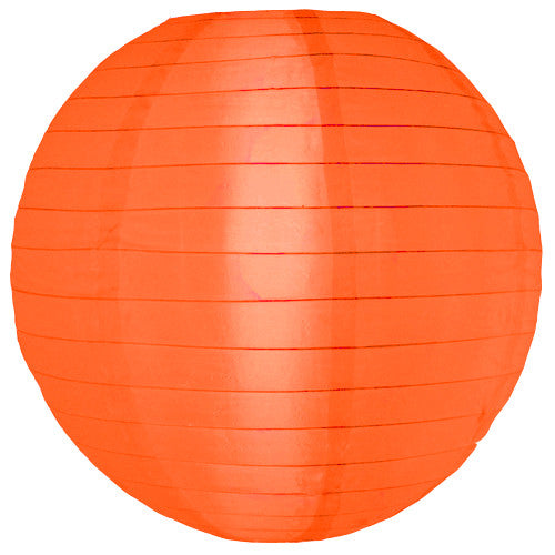 Lanterne suspendue en nylon orange