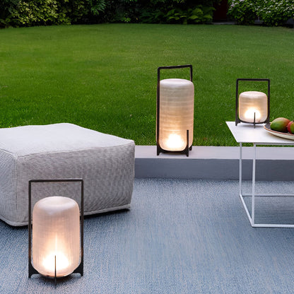 Lanterne extérieure moderne à poignée étanche avec LED