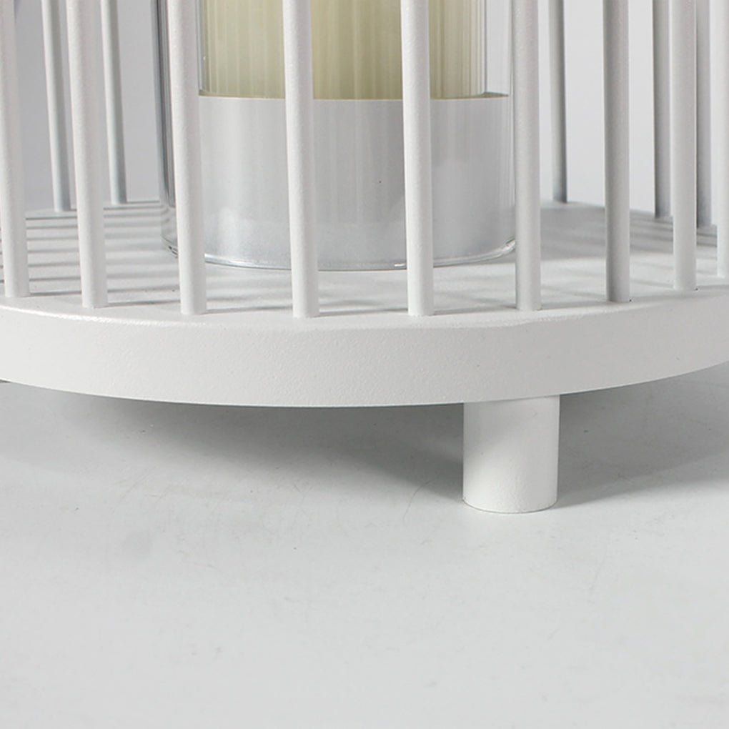 Lanterne de jardin étanche rechargeable portable à cage prise US