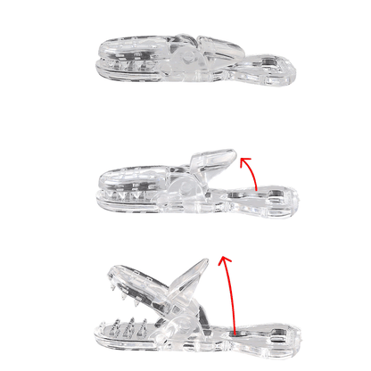 Lanterne Clips transparents pour lanternes suspendues doublures d