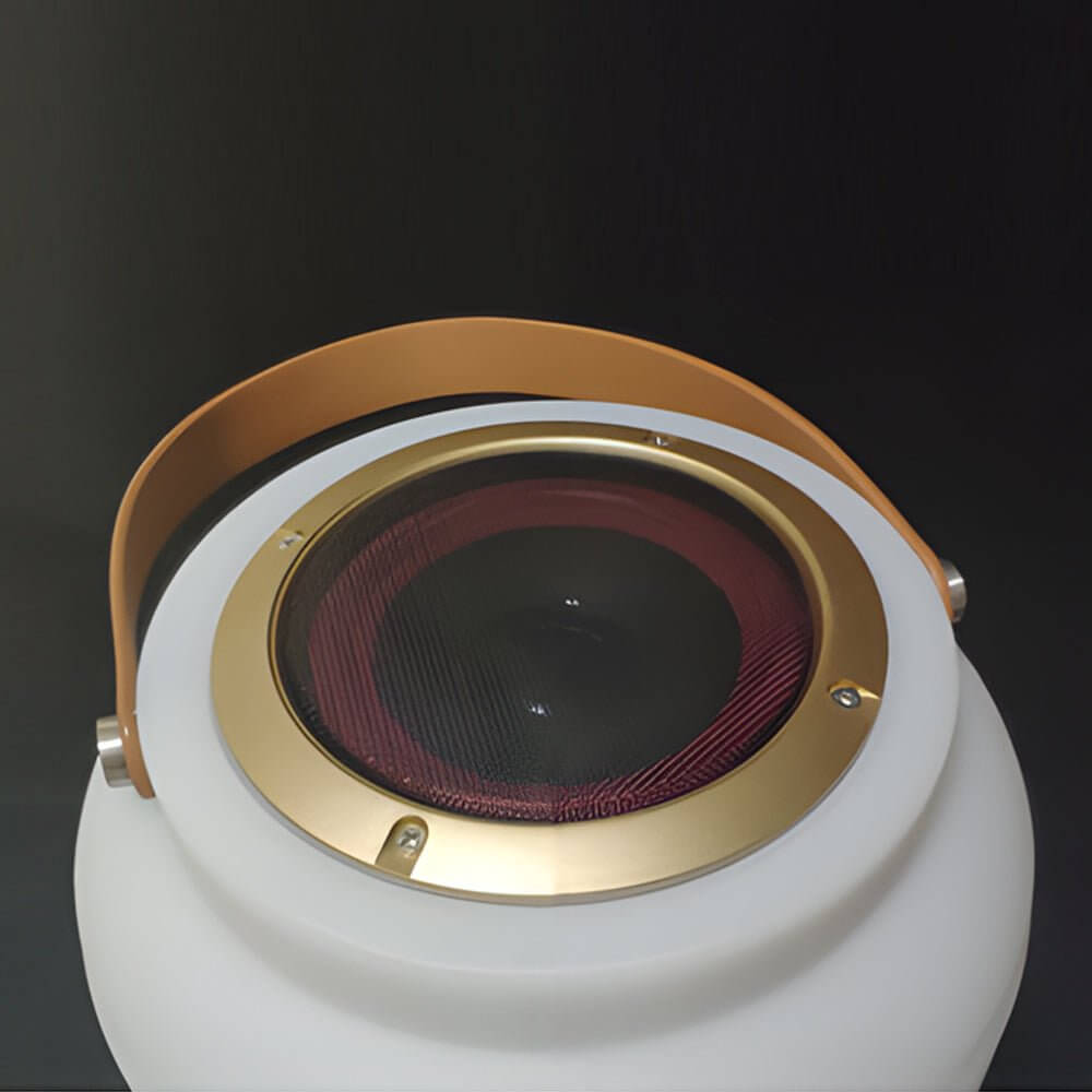 Lanterne extérieure portable LED RGB avec enceinte USB et solaire