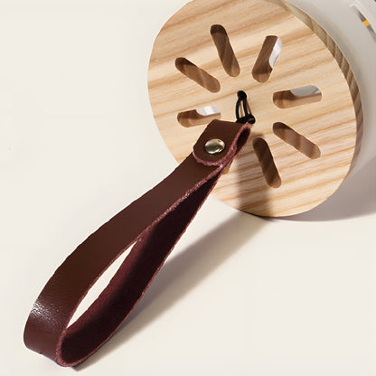 Lanterne de camping portable en bois LED rechargeable USB