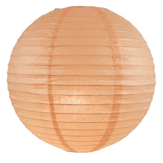 Lanterne en papier or rose à suspendre