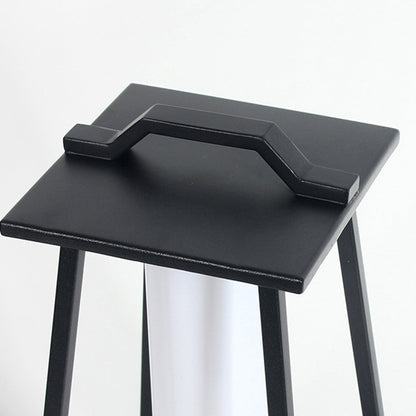 Lanterne extérieure fer forgé conique LED étanche style japonais