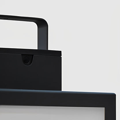 Lanterne carrée portable à main LED étanche pour pelouse