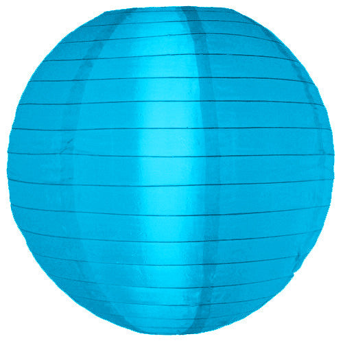 Lanterne suspendue en nylon turquoise
