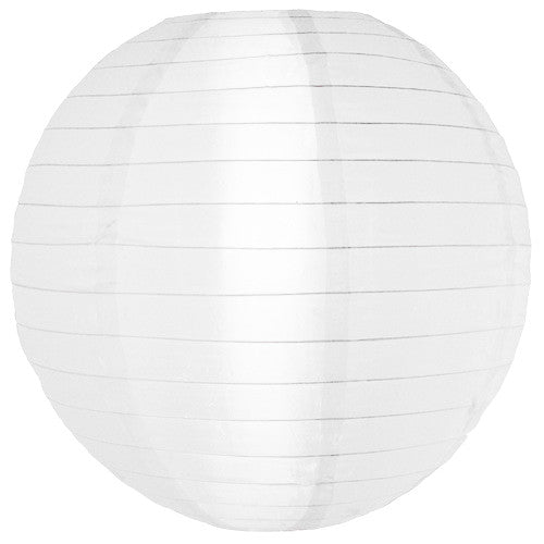 Lanterne suspendue en nylon blanche